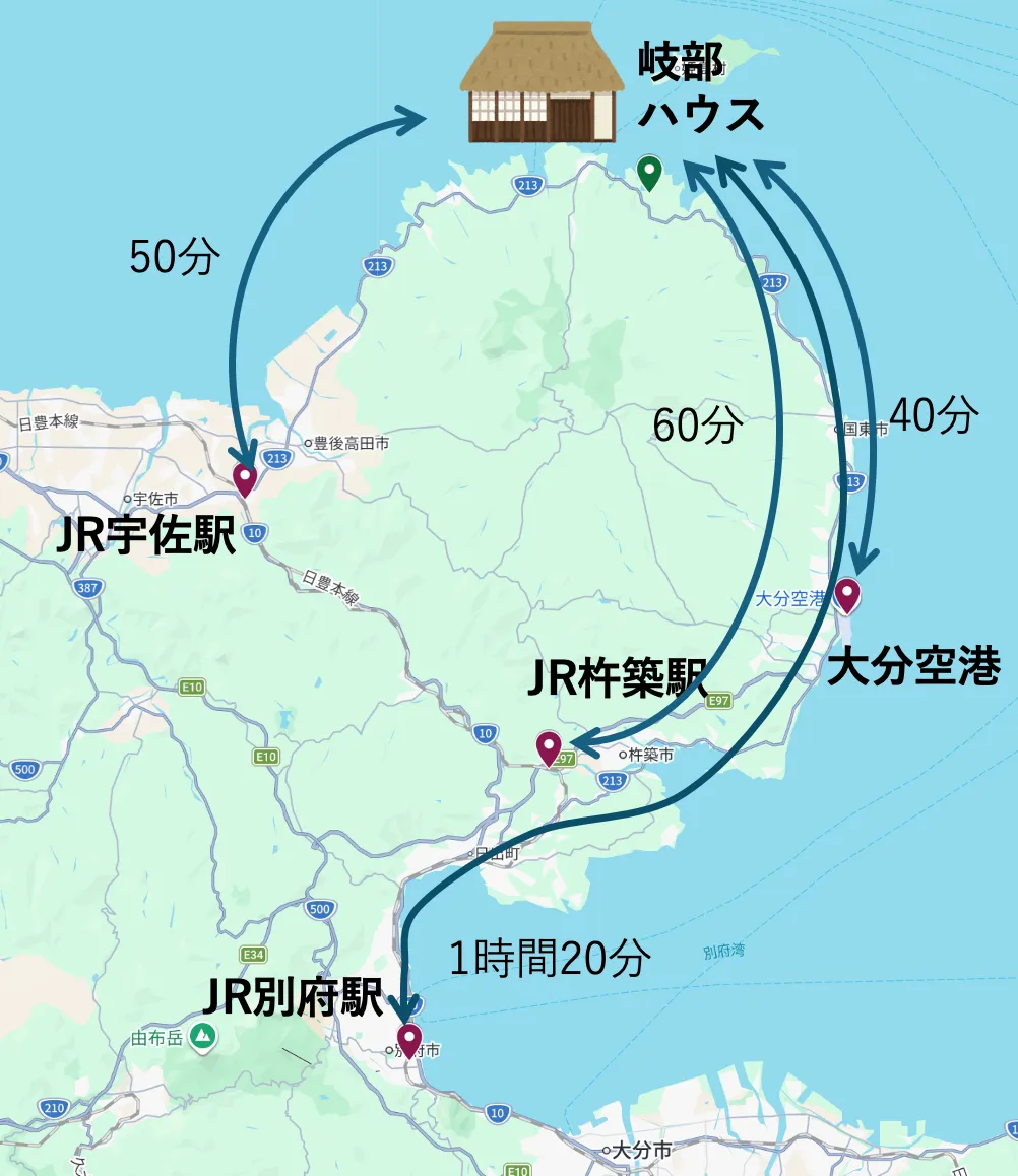 アクセスマップ